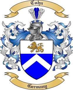 Cuhn Family Crest from Germany