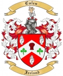 Culen Family Crest from Ireland