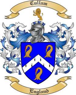 Cullam Family Crest from England