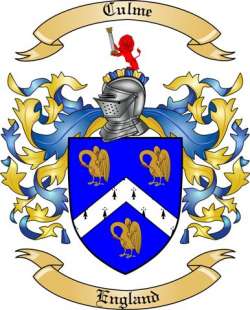 Culme Family Crest from England