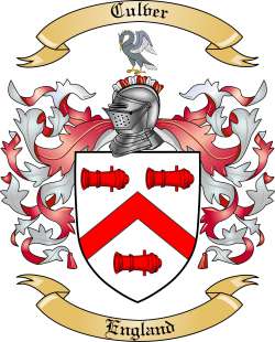 Culver Family Crest from England