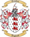 Cumbes Family Crest from England