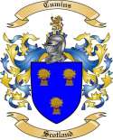 Cumins Family Crest from Scotland