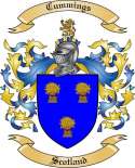 Cummings Family Crest from Scotland
