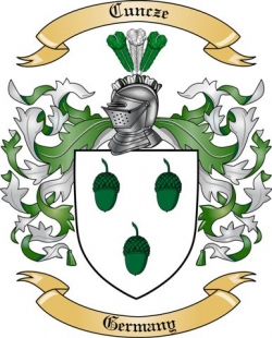 Cuncze Family Crest from Germany2