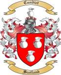 Cundict Family Crest from Scotland