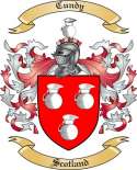Cundy Family Crest from Scotland