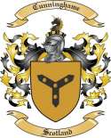 Cunninghame Family Crest from Scotland