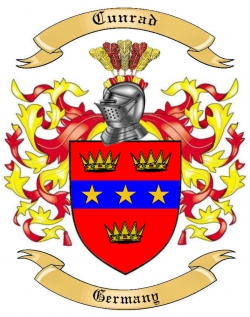 Cunrad Family Crest from Germany