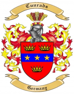 Cunrads Family Crest from Germany