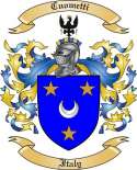 Cuometti Family Crest from Italy