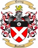 Currey Family Crest from Scotland