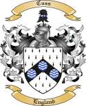 Cuss Family Crest from England