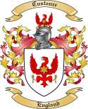 Custance Family Crest from England2