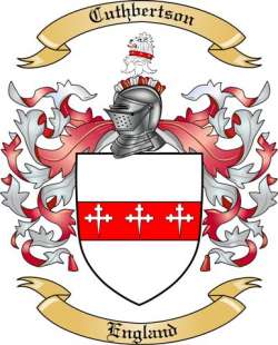 Cuthbertson Family Crest from England