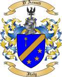 D'Acunti Family Crest from Italy