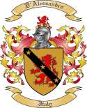 D'Alessandro Family Crest from Italy