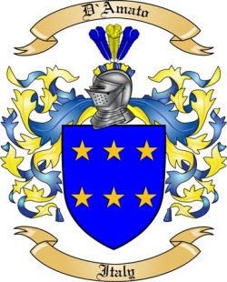 D'Amato Family Crest from Italy2