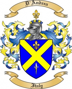 D'Andrea Family Crest from Italy