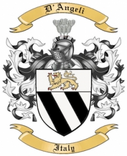 D'Angeli Family Crest from Italy