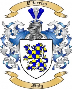 D'Errico Family Crest from Italy2