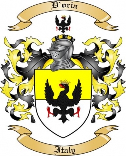 D'oria Family Crest from Italy