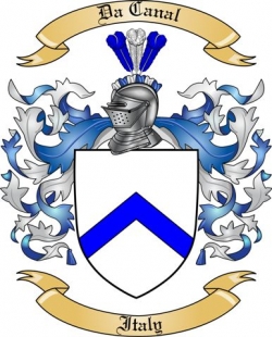 Da Canal Family Crest from Italy2