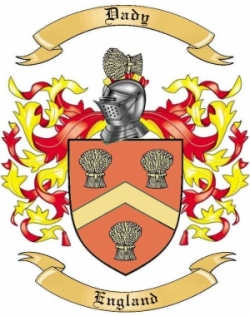 Dady Family Crest from England
