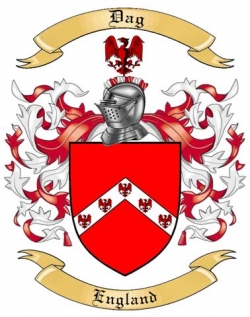 Dag Family Crest from England