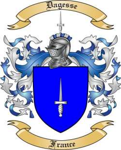 Dagesse Family Crest from France