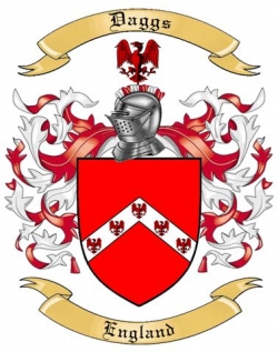 Daggs Family Crest from England