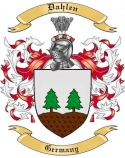 Dahlen Family Crest from Germany
