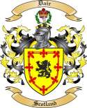 Dair Family Crest from Scotland