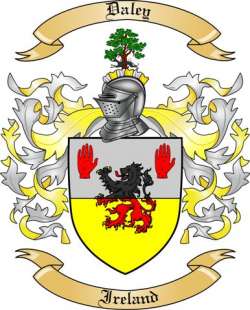 Daley Family Crest from Ireland