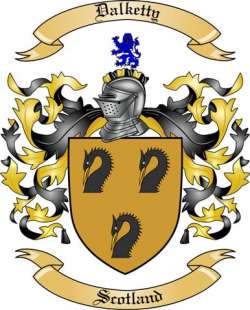 Dalketty Family Crest from Scotland