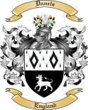Danels Family Crest from England