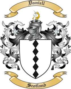Daniell Family Crest from Scotland