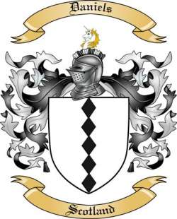 Daniels Family Crest from Scotland