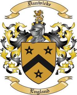 Danwicke Family Crest from England