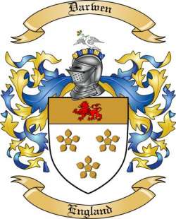 Darwen Family Crest from England