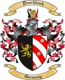 Daschbach Family Crest from Germany2