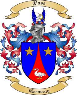 Dase Family Crest from Germany