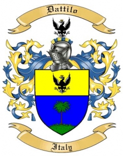 Dattilo Family Crest from Italy