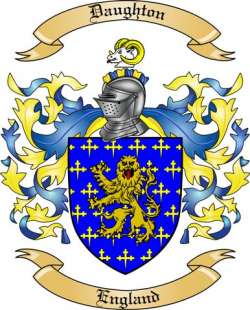 Daughton Family Crest from England