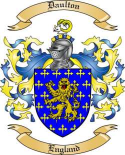 Daulton Family Crest from England