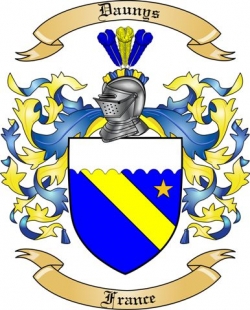 Daunys Family Crest from France2