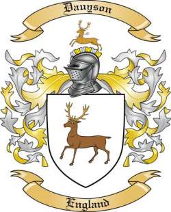 Dauyson Family Crest from England