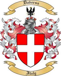 Daversa Family Crest from Italy