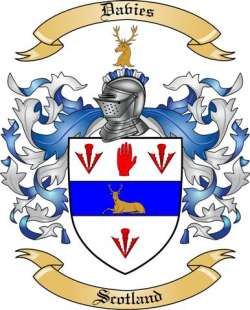 Davies Family Crest from Scotland