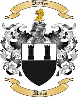Davies Family Crest from Wales
